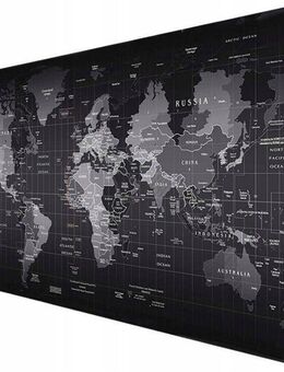 GAMING Büro SCHREIBTISCH-MAUSPAD XXL 90x40Weltkarte Wasserdicht Unterlage - Wuppertal