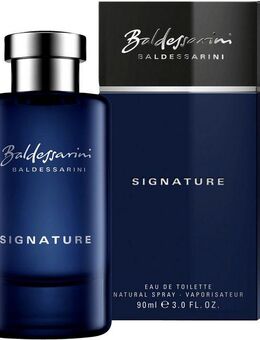 BALDESSARINI Eau de Toilette Baldesarini Signature Eau de Toilette 50ml, 1-tlg., Herrenduft mit holzig-orientalischer Note, Apfel und Amber.
