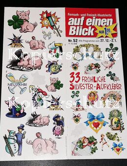 Silvester-Selbstklebe-Sticker von "auf einen Blick" 2008,noch 31 - Bautzen