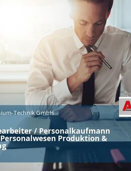HR-Sachbearbeiter / Personalkaufmann (m/w/d) – Personalwesen Produktion & Verwaltung - Mayen