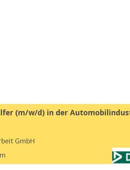 Montagehelfer (m/w/d) in der Automobilindustrie (23,55 €/h) - Mannheim