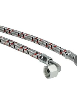 Ölbrennerschlauch, Ölschlauch ¼" Rohrbogen x 3/8" Überwurfmutter x 1500 mm - Meerbusch