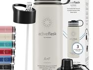 BeMaxx Trinkflasche Edelstahl ACTIVE FLASK creme 530ml - Birkenfeld (Baden-Württemberg)