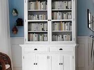 NovaSolo Esszimmerschrank Landhausstil weiß Buffetschrank Küchenschrank Massivholz Halifax BCA594 - Enger (Widukindstadt)
