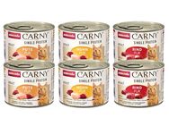 Probierpaket animonda Carny Single Protein Adult Mix - 6 x 200 g