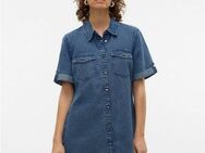 Vero Moda Jeanskleid VMJENNIE SS SHORT DENIM DRESS NOOS