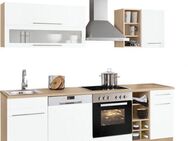 KOCHSTATION Küchenzeile KS-Eton, mit E-Geräten, Breite 240 cm