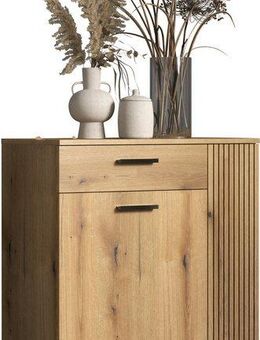 Home affaire Kommode Amrum (1 St), Schuhschrank 2 Türen & 1 Vollauszug Schublade - (B/T/H) 80/36/89 cm