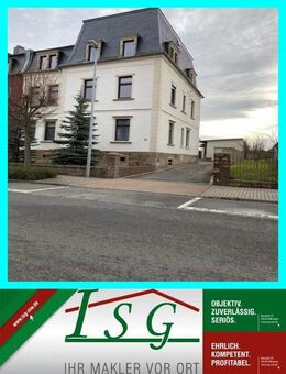 Wohnen im Villenviertel - Blick über Mittweidas Dächer - DG - EBK - Garage - Mittweida