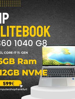 HP Elitebook x360 1040 G8,Intel i7-1165G7,16GB Ram,512GB SSD - Frankfurt (Main) Griesheim