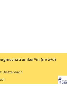 Kraftfahrzeugmechatroniker*in (m/w/d) - Dietzenbach
