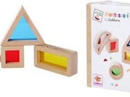 Eichhorn Montessori Fensterbausteine Spielbausteine, FSC®- schützt Wald - weltweit