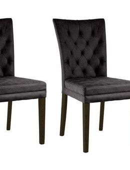 Home affaire 4-Fußstuhl Colorado (Set, 2 St), bequeme Polsterung, Gestell Massivholz wenge oder eiche natur