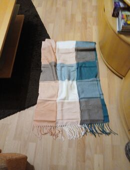 Schal neu bunt weich Fransen - Leverkusen