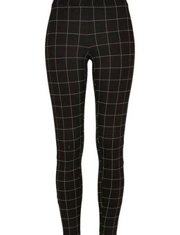 URBAN CLASSICS Leggings Urban Classics Damen Ladies Check High Waist Leggings (1-tlg)