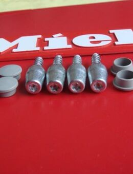 4 Stück Miele Zylinderschrauben 4 X 27,3 plus Abdeckungen Befestigung Miele Spülmaschinen - Leverkusen Zentrum