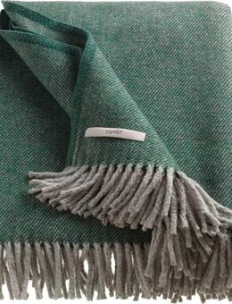 Wohndecke Jade, Esprit, aus recycelter Baumwolle, Kuscheldecke