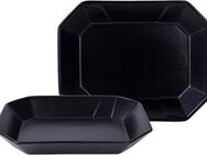 CreaTable Servierschale Box, Steinzeug, (Set, 2-tlg), Snackschale, Topaktueller „Streat Food“ Trend