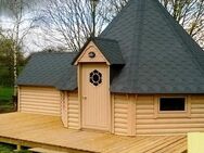 Grillhütte Saunakota NEU KOTA 25m² Saunaanbau 250cm - Rietberg