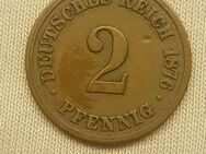 2 Pfennig Deutsches Reich 1876 - Oer-Erkenschwick Zentrum