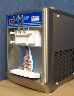 🔍 Softeismaschine ismaschine Alvin Star Typ: 120 / Tischgerät - Hohnhorst