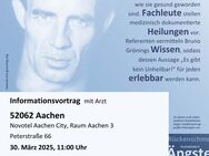 Informationsvortrag "Es gibt kein unheilbar" - Aachen 30.03.2025 - Aachen Zentrum