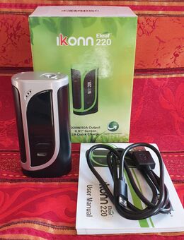 Eleaf Ikonn , FP. 24€. Gebraucht . Akkuträger, E Zigarette, Mod Box, Vape, Dampfer. !!Aus meiner privaten Sammlungsverkleinerung!! - Bühl