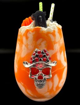Duftkerze „Halloween Cocktail“ Skull ❤️Einzelstück ❤️ - Weimar