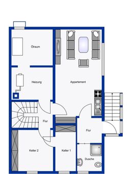 Doppelhaushälfte mit separatem Apartment! - Weissach (Tal)
