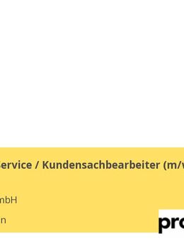 Customer Service / Kundensachbearbeiter (m/w/d) - Kastellaun