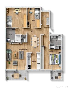 Flexible Wohnlösung: Große Wohnung oder zwei separate Einheiten . Sofort bezugsfrei - Denzlingen