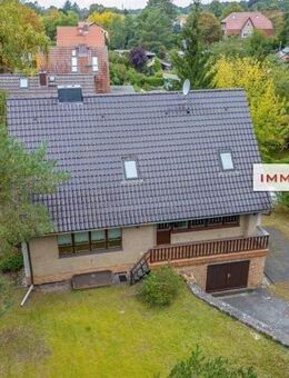 IMMOBERLIN.DE - Großartiges Haus mit harmonischem Sonnengarten, Südloggia & Garage in familienfreundlicher Lage - Birkenwerder