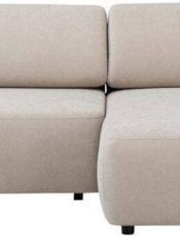 INOSIGN Ecksofa TORGE (264cm), Schlafsofa in Cord, Samtvelours o Struktur fein, L-Form, Schlaffunktion, Bettkasten, Liegefläche: 125/210 cm