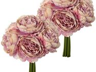 Kunstblumenstrauß Rosenbouquet, Creativ green, Höhe 23 cm, mit üppigen Blüten