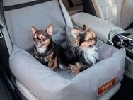 Hundesitz Hundebett Hund & Transportbett 2in1 Autositz GRAVUR mit Namensschild Set42214 - Wuppertal