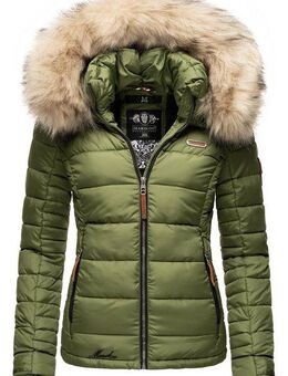 Marikoo Winterjacke Lerikaa Winter Steppjacke mit abnehmbarem Kunstfell