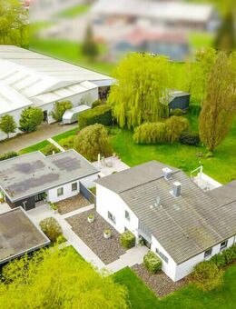 Exklusives Wohnhaus mit großer Gewerbehalle in Otterndorf - 340m² Wfl. & 1370m² Gewerbehalle - Otterndorf