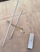 Deckenlampe Silber Metall/Kunststoff ca. 60x50x40cm in 45259