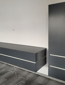 Interlübke Cube Sideboard + Wandschrank – Schwarz, Designglas - Leinefelde-Worbis Leinefelde