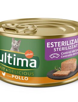 Ultima Fit & Delicious Sterilized Katze 24 x 85 g - Huhn