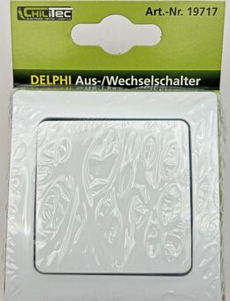10 x Wechsel Schalter inkl. Rahmen weiss - Kiel