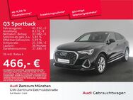 Audi Q3, Sportback 40 TFSI qu S line, Jahr 2021 - München