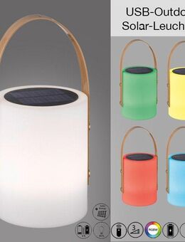 easy! BY FHL LED Außen-Tischleuchte Bari, Dimmfunktion, LED fest integriert, Warmweiß
