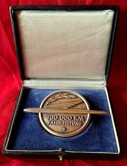 Opel Medaille in Original-Etui - aus den 60er Jahren - Niederfischbach