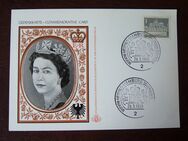 Briefmarken Ersttagsbrief Besuch Queen Elizabeth II vom 28.5.1965 - Krefeld