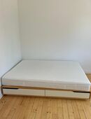 Bett 160x200cm inkl Matratze / Bed 160x200cm incl mattress in 8001