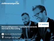 Personaldisponent / Consultant (m/w/d) Vertrieb & Recruiting - Esslingen (Neckar)
