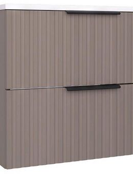 welltime Waschtisch TIBU mit Waschbecken, Badmöbel, zwei Schubladen, Breite 60/80 cm, Badschrank mit Waschbecken, Softclose, Maße B/H/T: 61/53/47 cm