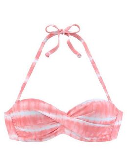 s.Oliver Bügel-Bikini-Top Enja, mit Batikdruck und Wickeloptik