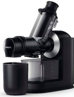 Philips Slow Juicer HR1889/70, 150 W, Viva Collection, mit Tropfstopp, QuickClean, XL Einfüllöffnung